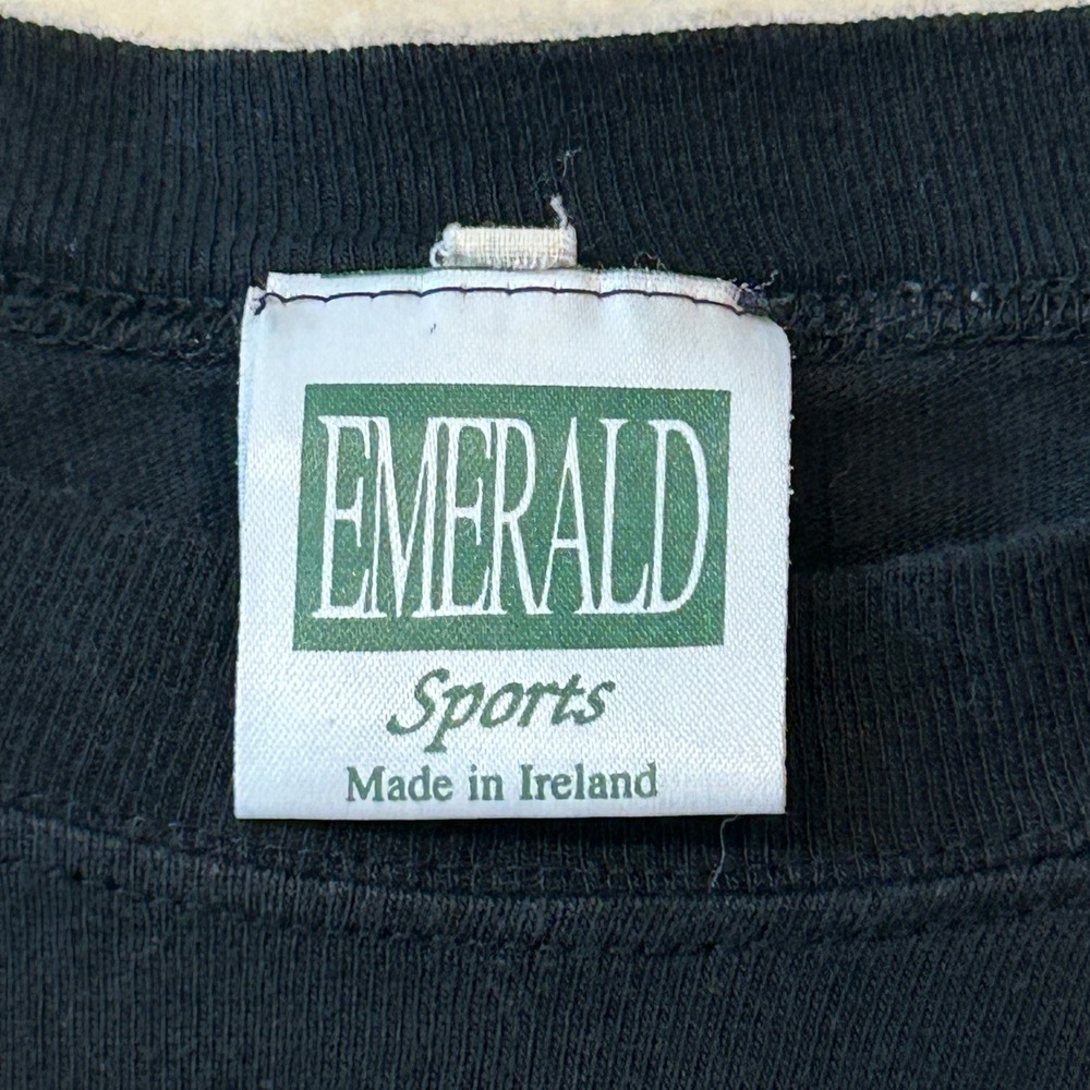 Guinness Extra Stout Shirt Mens M Black‎ Irish Graphic Tee Emerald Sports Cotton - Picture 3 of 8